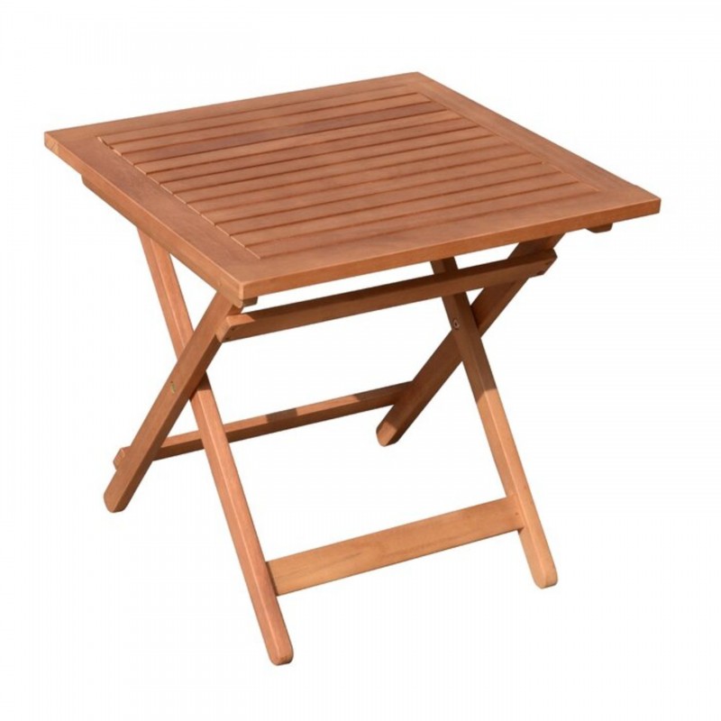 Syreeta Folding Solid Wood Side Table